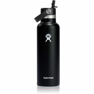 Hydro Flask Standard Mouth Straw Cap termoláhev barva Černá 621 ml obraz