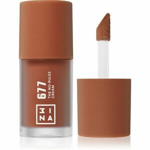 3INA The No-Rules Cream multifunkční líčidlo pro oči, rty a tvář odstín 677 - Medium, neutral brown 8 ml obraz