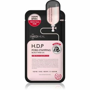 MEDIHEAL Black Mask H.D.P Pore-Stamping plátýnková maska pro stažení pórů 25 ml obraz