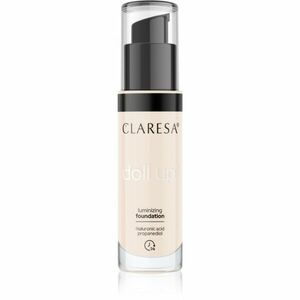 Claresa Doll Up! rozjasňující make-up pro přirozený vzhled odstín 02 Light 34 g obraz