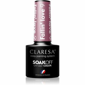Claresa SoakOff UV/LED Color Fallin' Love gelový lak na nehty odstín 9 5 g obraz