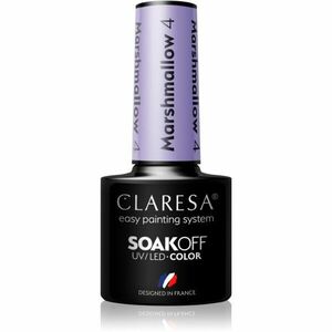 Claresa SoakOff UV/LED Color Marshmallow gelový lak na nehty odstín 4 5 g obraz