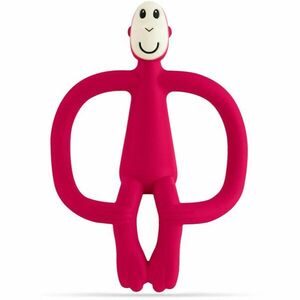 Matchstick Monkey Teething Toy and Gel Applicator kousátko s kartáčkem 2 v 1 Ruby 1 ks obraz
