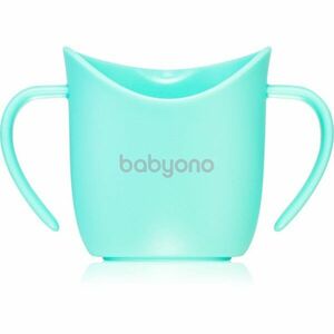 BabyOno Be Active Ergonomic Training Cup tréninkový hrnek s držadly Mint 6 m+ 120 ml obraz