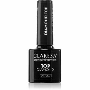 Claresa UV/LED Top Diamond No Wipe vrchní gelový lak pro ochranu a lesk bez výpotku 5 g obraz