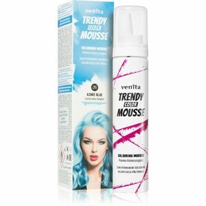 Venita Trendy Color Mousse barvicí pěna bez amoniaku odstín odstín No. 35 - Azure Blue 75 ml obraz