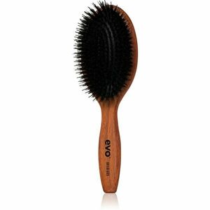 EVO Bradford Pin Bristle Dressing Brush plochý kartáč s nylonovými a kančími štětinami 1 ks obraz