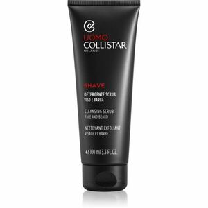 Collistar Uomo Face and Beard Cleansing Scrub čisticí peeling pro přípravu pleti před holením 100 ml obraz