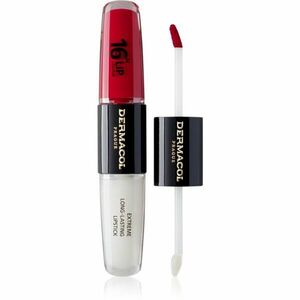 Dermacol 16H Lip Colour dlouhotrvající rtěnka a lesk na rty odstín 03 Hot Date 2x4 ml obraz