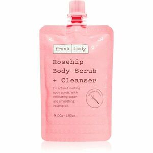 Frank Body Rosehip čisticí tělový peeling 2 v 1 100 g obraz
