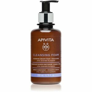 Apivita Cleansing Foam Face & Eyes krémová čisticí pěna na obličej a oči 200 ml obraz