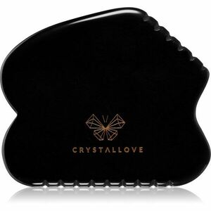 Crystallove Black Obsidian Contour Gua Sha masážní pomůcka 1 ks obraz