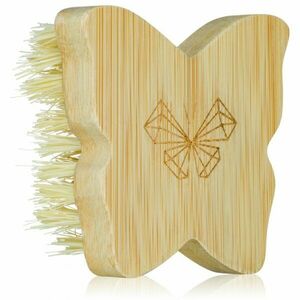 Crystallove Bamboo Butterfly Agave Body Brush Travel Size masážní kartáč na tělo 1 ks obraz