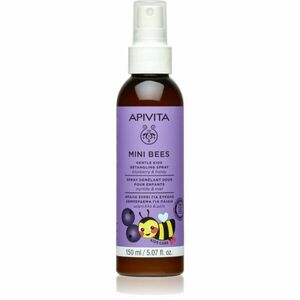 Apivita Mini Bees Gentle Kids Detangling Spray Blueberry&Honey sprej pro snadné rozčesání vlasů 150 ml obraz