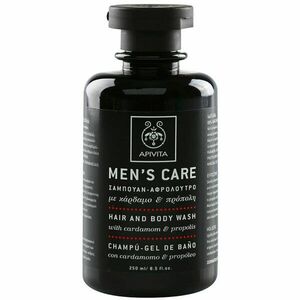 Apivita Men's Care Hair and Body Wash with Cardamon & Propolis šampon a sprchový gel 2 v 1 250 ml obraz