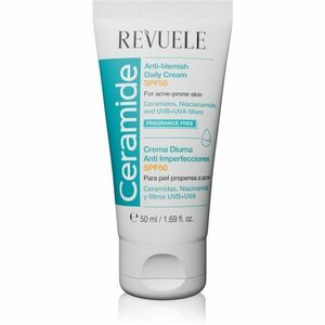 Revuele Ceramide Anti-Blemish Daily Cream denní ochranný krém pro problematickou pleť, akné SPF 50 50 ml obraz
