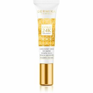 Dermika Luxury Gold omlazující krém na oční okolí 15 ml obraz