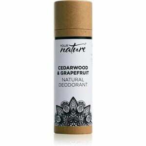 Your Nature Natural Deodorant tuhý deodorant Cedarwood & Grapefruit 70 g obraz