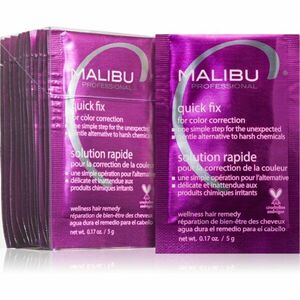 Malibu C Quick Fix regenerační a čisticí kúra na vlasy 12x5 g obraz