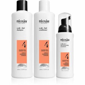 Nioxin System 4 dárková sada pro poškozené a barvené vlasy 3 ks obraz