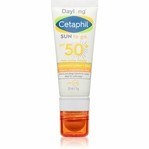 Daylong Cetaphil SUN To Go Liposomale Lotion + Stick opalovací krém v tyčince pro citlivou pleť SPF 50+ 20 ml obraz