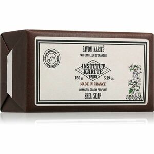 Institut Karité Paris Orange Blossom Shea Soap tuhé mýdlo s bambuckým máslem 150 g obraz