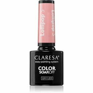Claresa SoakOff UV/LED Color Lollipop gelový lak na nehty odstín 5 g obraz