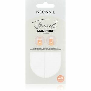 NEONAIL French Manicure Stickers nálepky na nehty typ 02 40 ks obraz
