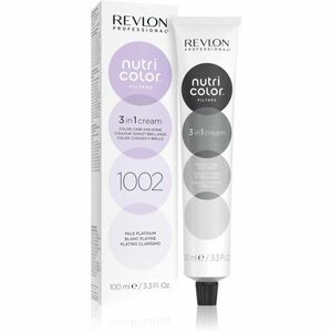 Revlon Professional Nutri Color Filters Metal-Ice vyživující tónovací maska pro profesionální použití 1002 100 ml obraz