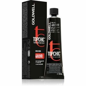 Goldwell Topchic Permanent Hair Color barva na vlasy odstín 4R@VR 60 ml obraz