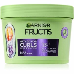 Garnier Fructis Curls Method hydratační maska na vlasy pro vlnité a kudrnaté vlasy 370 ml obraz