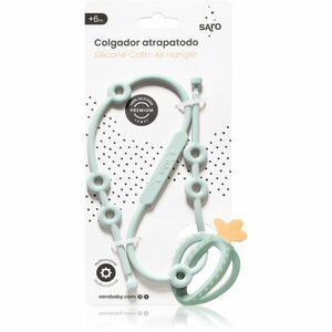 Saro Baby Silicone Catch-All Hanger silikonová šňůrka Mint 1 ks obraz