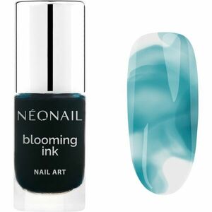 NEONAIL Blooming Ink zdobicí lak na nehty odstín Turquoise​ 7.2 ml obraz