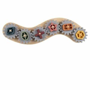 Zopa Silicone Bamboo Puzzle Cog Wheels aktivity hračka 1 ks obraz