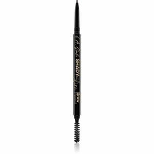L.A. Girl Cosmetics Shady Slim automatická tužka na obočí s kartáčkem odstín Brunette 0.08 g obraz