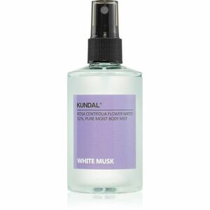 KUNDAL Pure Moist Body Mist White Musk tělová mlha se zklidňujícím účinkem 128 ml obraz