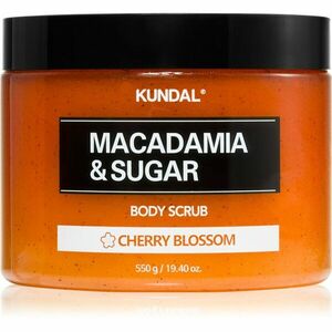 KUNDAL Macadamia & Sugar Cherry Blossom cukrový peeling s bambuckým máslem 550 g obraz