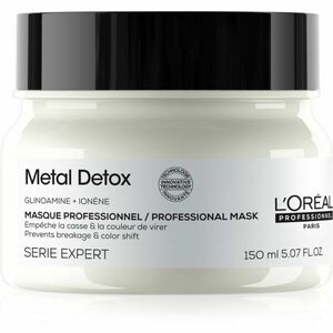 L’Oréal Professionnel Serie Expert Metal Detox hloubkově vyživující maska pro barvené a poškozené vlasy 150 ml obraz