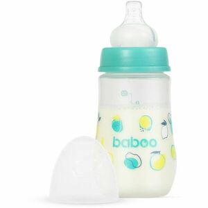 Baboo Anti-colic Feeding Bottle antikoliková lahev Lagoon Fiesta, 3 m+ 250 ml obraz