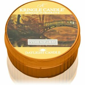 Kringle Candle Amber Wood čajová svíčka 42 g obraz