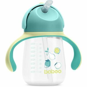 Baboo Cup with Silicone Straw hrnek s brčkem Lagoon Fiesta 9m+ 260 ml obraz