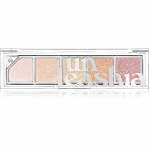 Unleashia Mood Shower Face Palette paletka očních stínů a rozjasňovačů s perleťovým leskem odstín NO.100 Ballerina 1 ks obraz