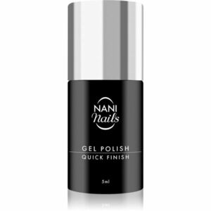NaniNails NANI Quick Finish vrchní gelový lak pro ochranu a lesk bez výpotku 5 ml obraz