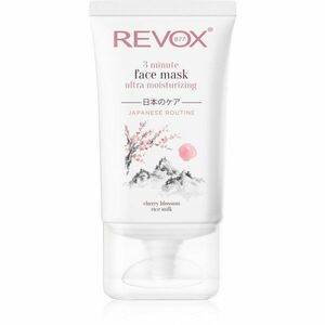 Revox B77 Japanese Routine 3 Minute Face Mask Ultra Moisturizing intenzivní hydratační maska na obličej 30 ml obraz