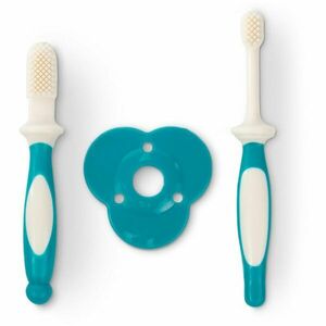 Baboo Toothbrush Set sada zubní péče pro miminka 6-12 m 2 ks obraz