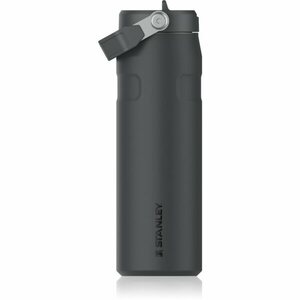 Stanley IceFlow™ Flip Straw Bottle nerezová láhev na vodu Black 2.0 710 ml obraz