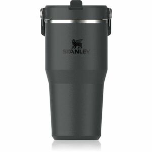 Stanley IceFlow™ Flip Straw Tumbler nerezová láhev na vodu Black 2.0 600 ml obraz