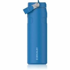 Stanley IceFlow™ Flip Straw Bottle nerezová láhev na vodu Azure 710 ml obraz
