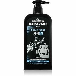 PAPOUTSANIS Karavaki Ocean Force čisticí gel 3 v 1 550 ml obraz