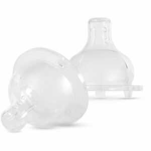 Baboo Liquid Silicone Teat Fast Flow savička na láhev 6m+ 2 ks obraz